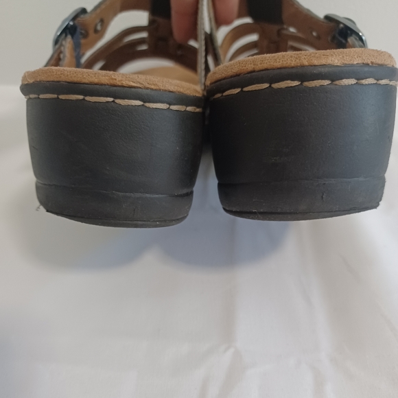 Clarks collection  leather sandals size 10w - Picture 6 of 11